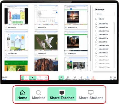 Moderate Screen Sharing screenshot