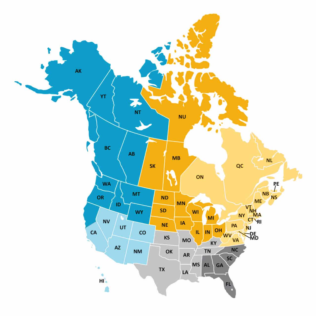 North American regional managers